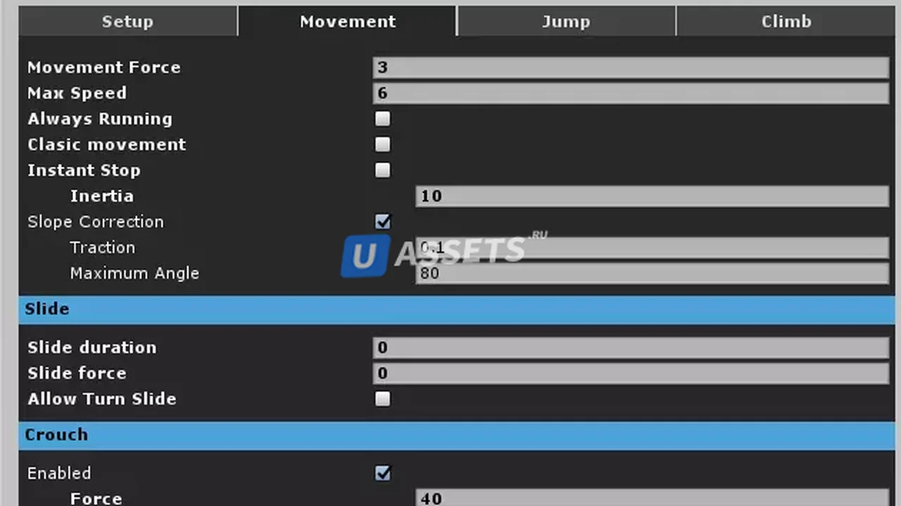 Move Me! Character Controller