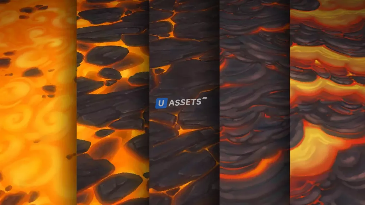 Lava Texture Pack 18 Hand Painted