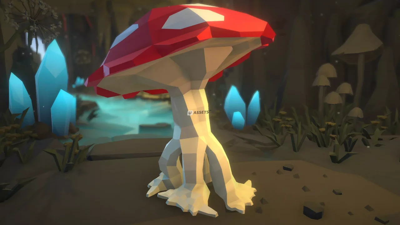 Low Poly Character - Mushroom Monster - Fantasy RPG