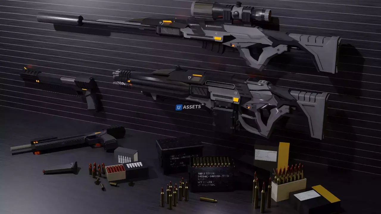 Futuristic Scifi Weapons Pack
