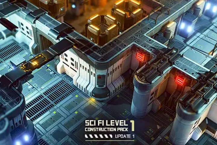 Sci Fi Level Construction Pack 1