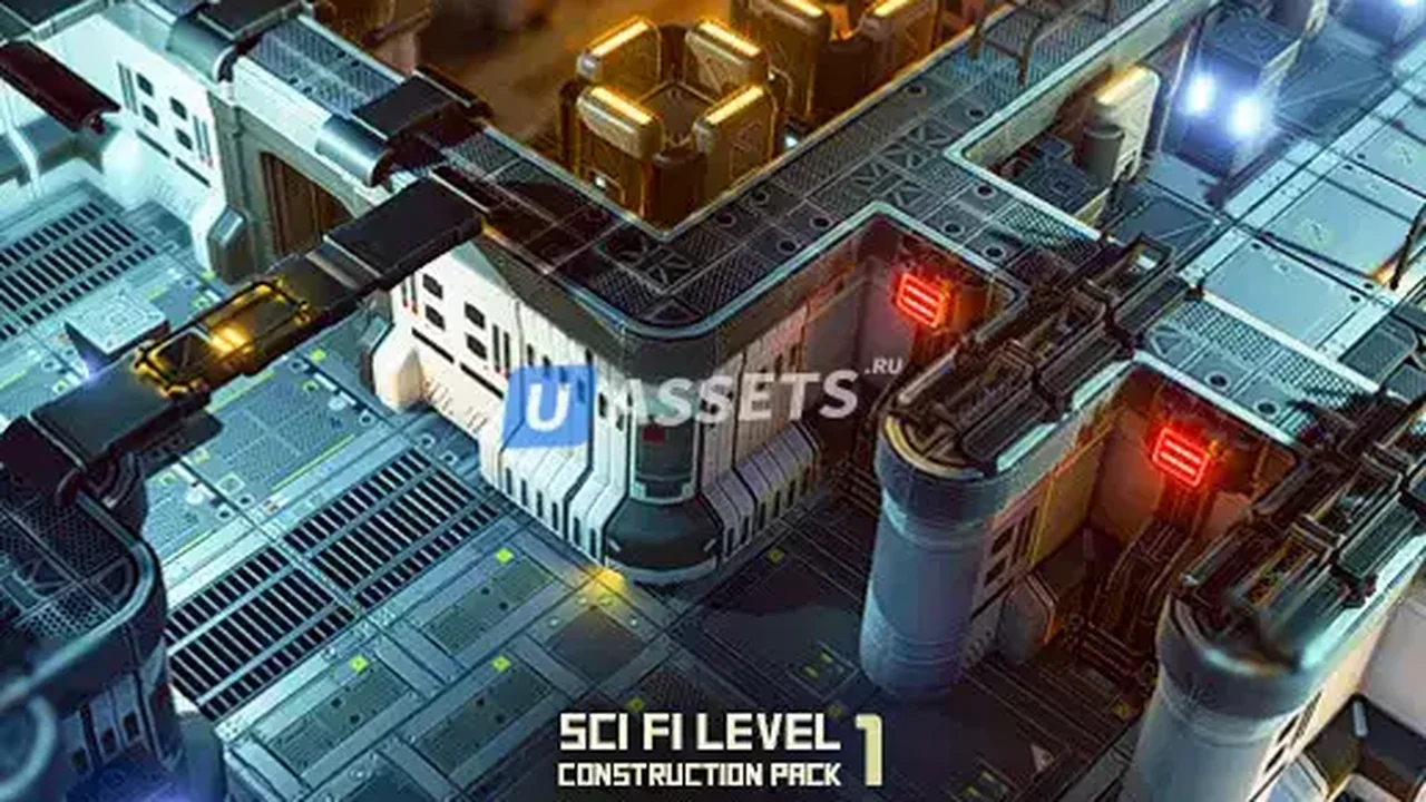 Sci Fi Level Construction Pack 1