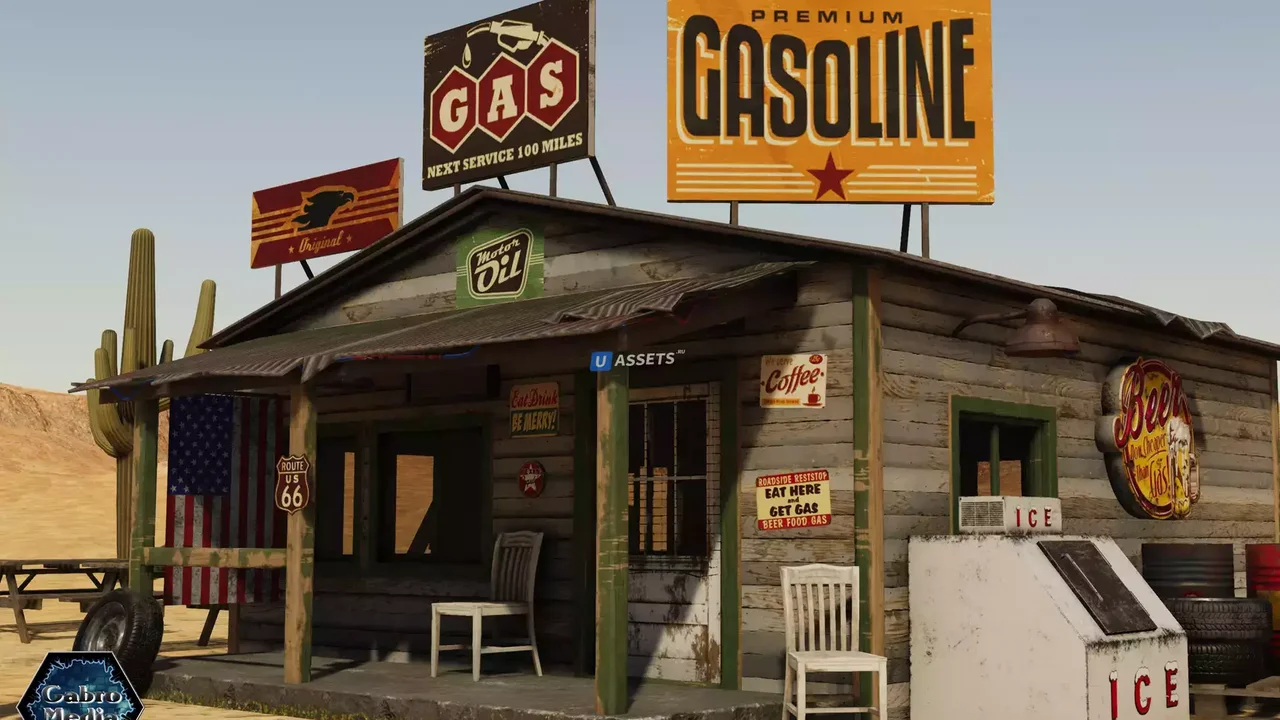 American Gas Station