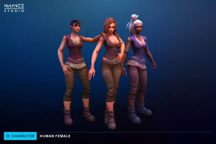 Modular Fantasy Stylized Human Female
