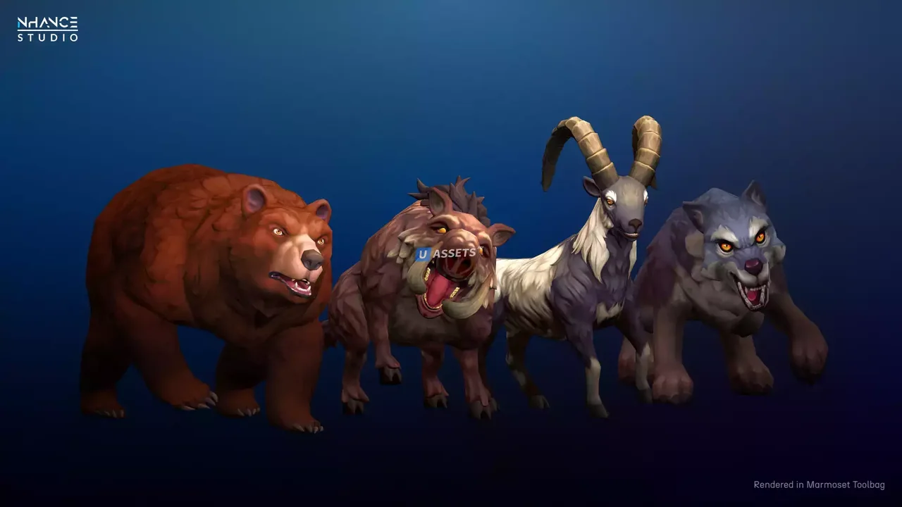 Stylized Wild Animals Pack
