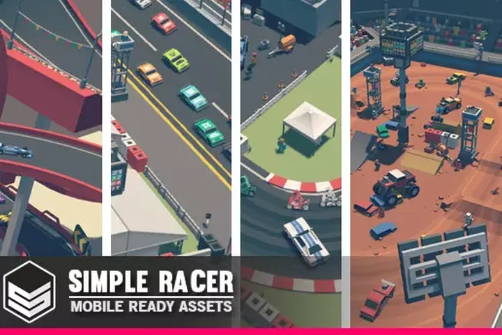 Simple Racer - Cartoon Assets