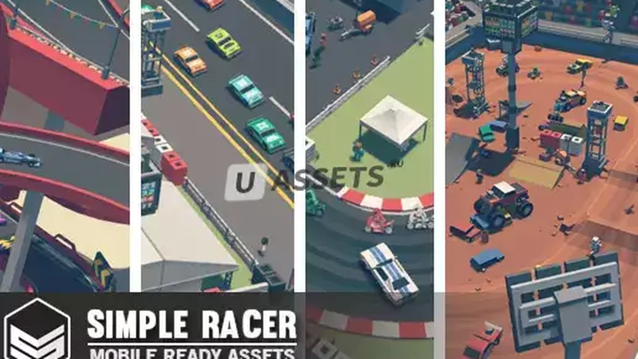 Simple Racer - Cartoon Assets