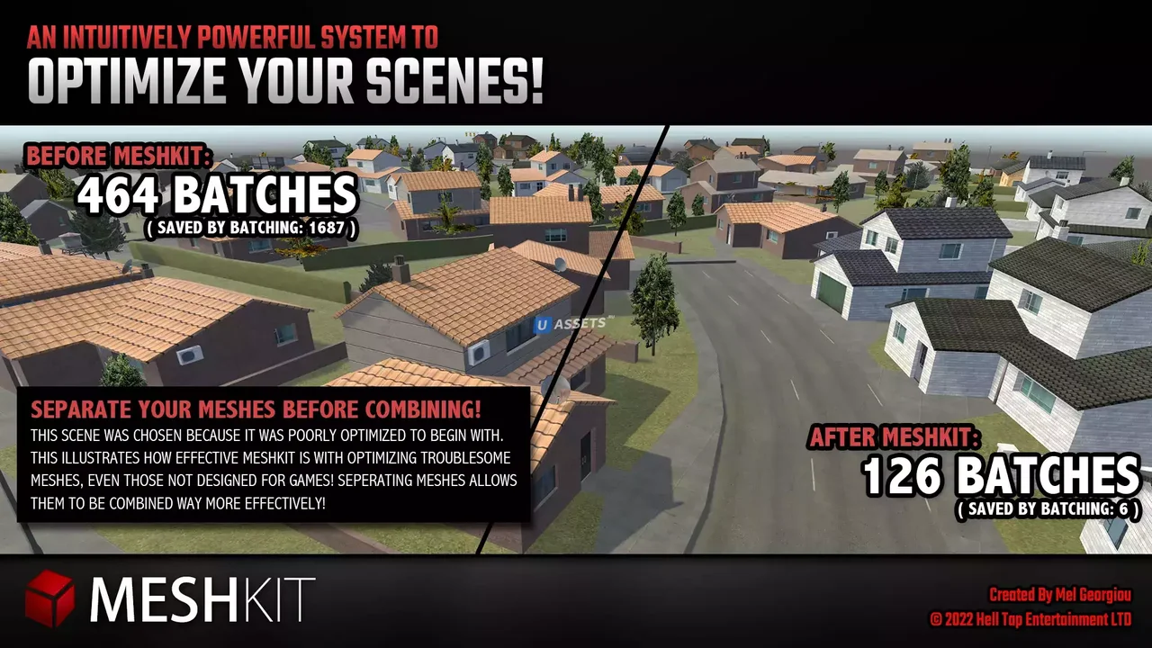 MeshKit - Mesh Decimation, Separation, Combining and Editing Tools