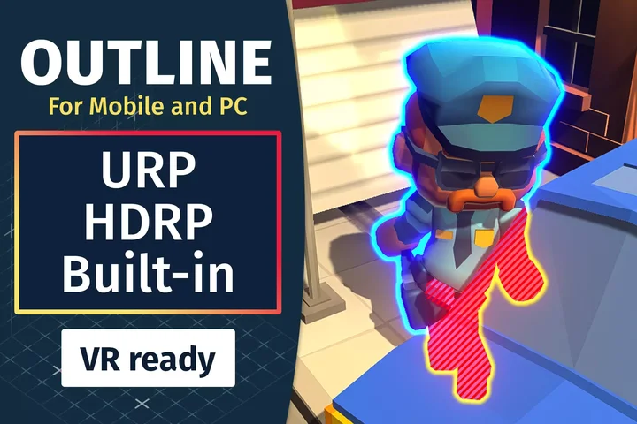 Easy Performant Outline 2D | 3D (URP / HDRP and Built-in Renderer)