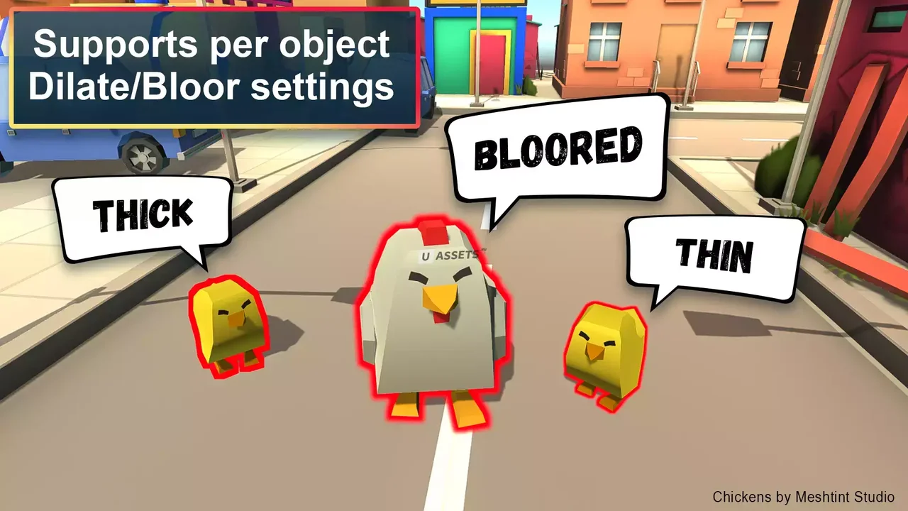 Easy Performant Outline 2D | 3D (URP / HDRP and Built-in Renderer)