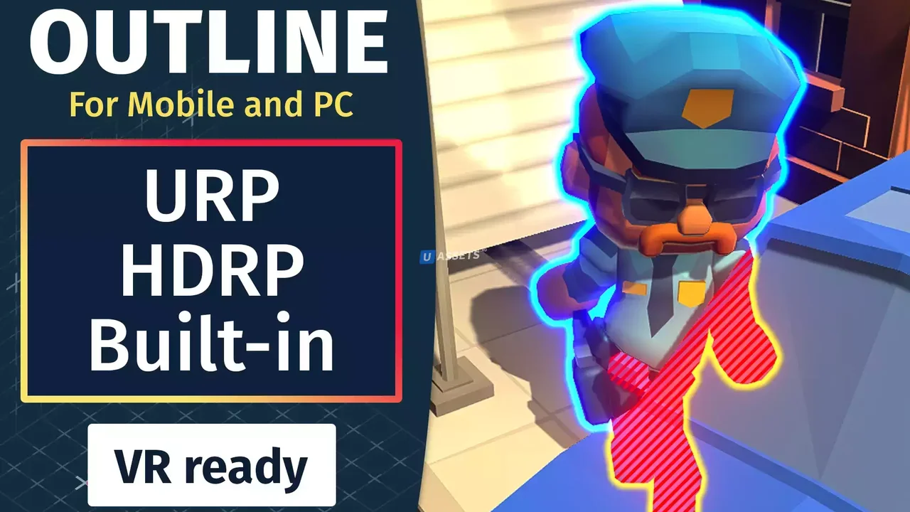 Easy Performant Outline 2D | 3D (URP / HDRP and Built-in Renderer)
