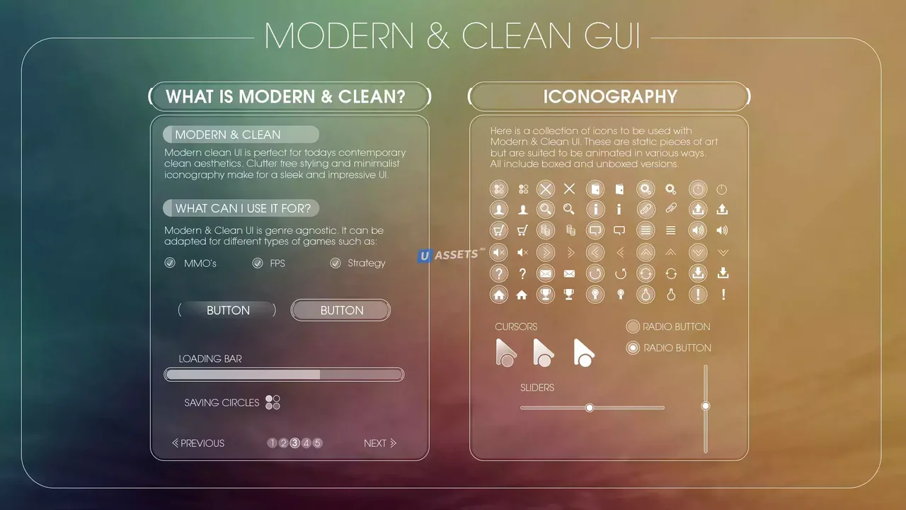 Modern & Clean GUI