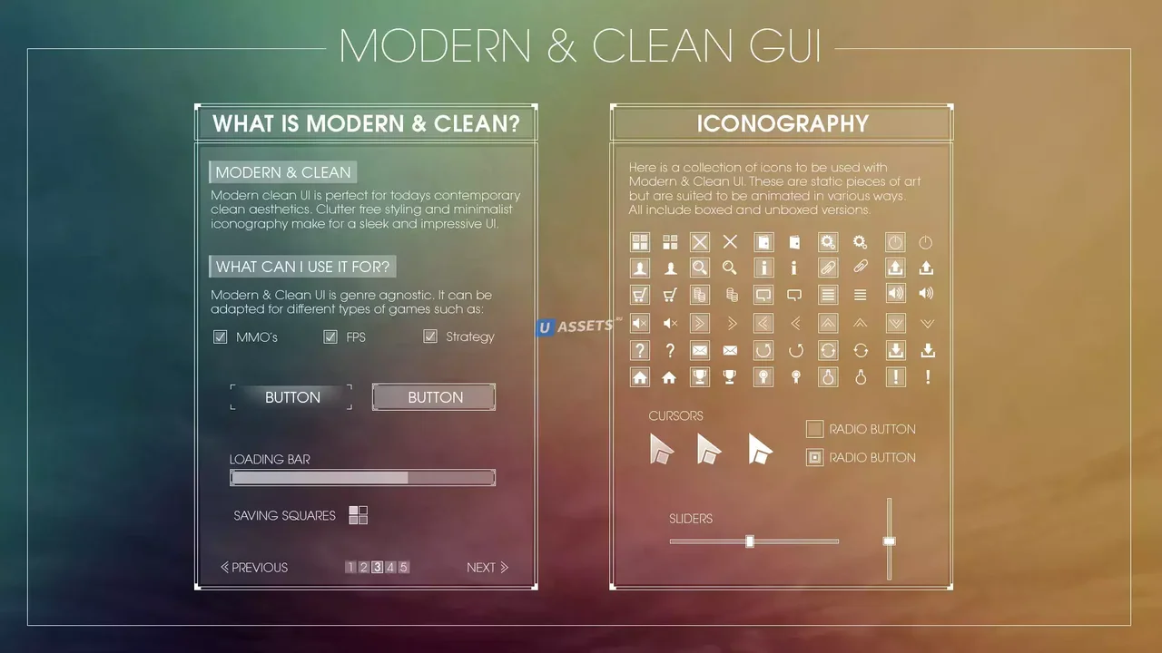 Modern & Clean GUI