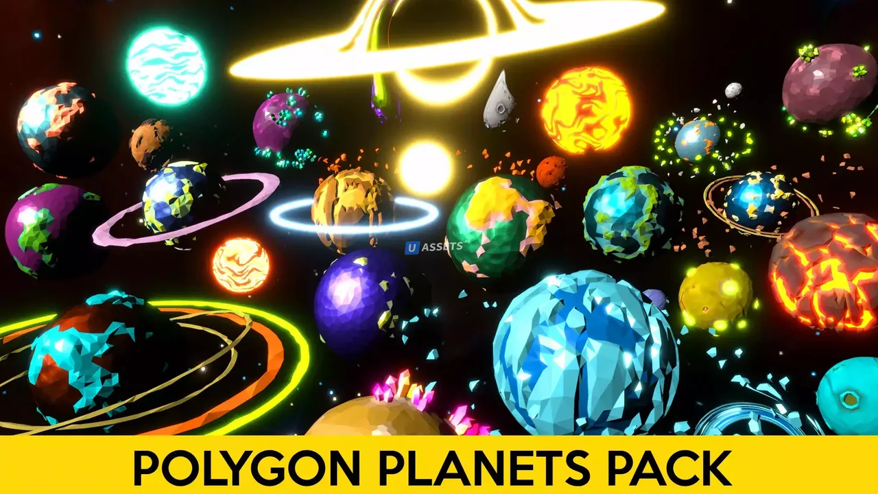 Polygon Planets Pack
