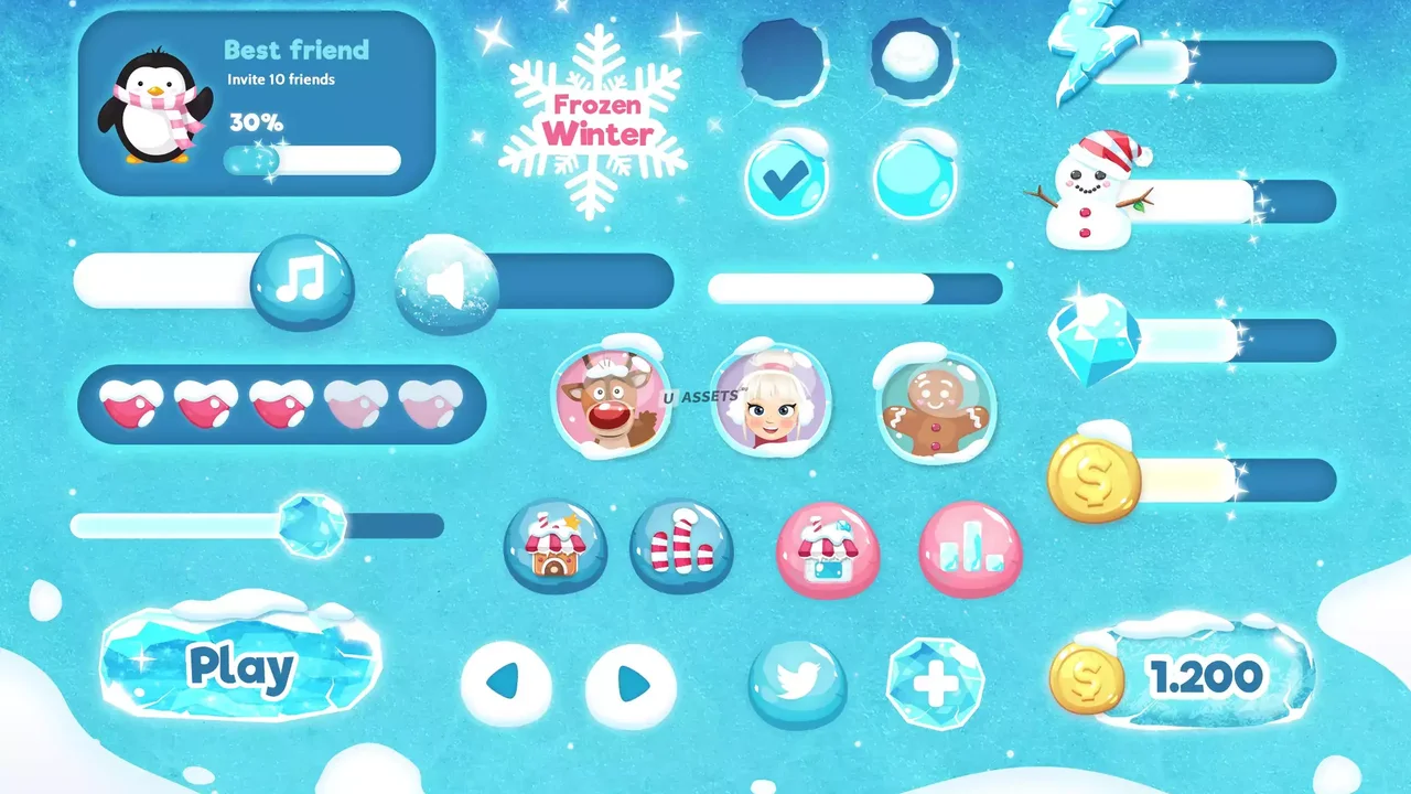 Frozen GUI Pack