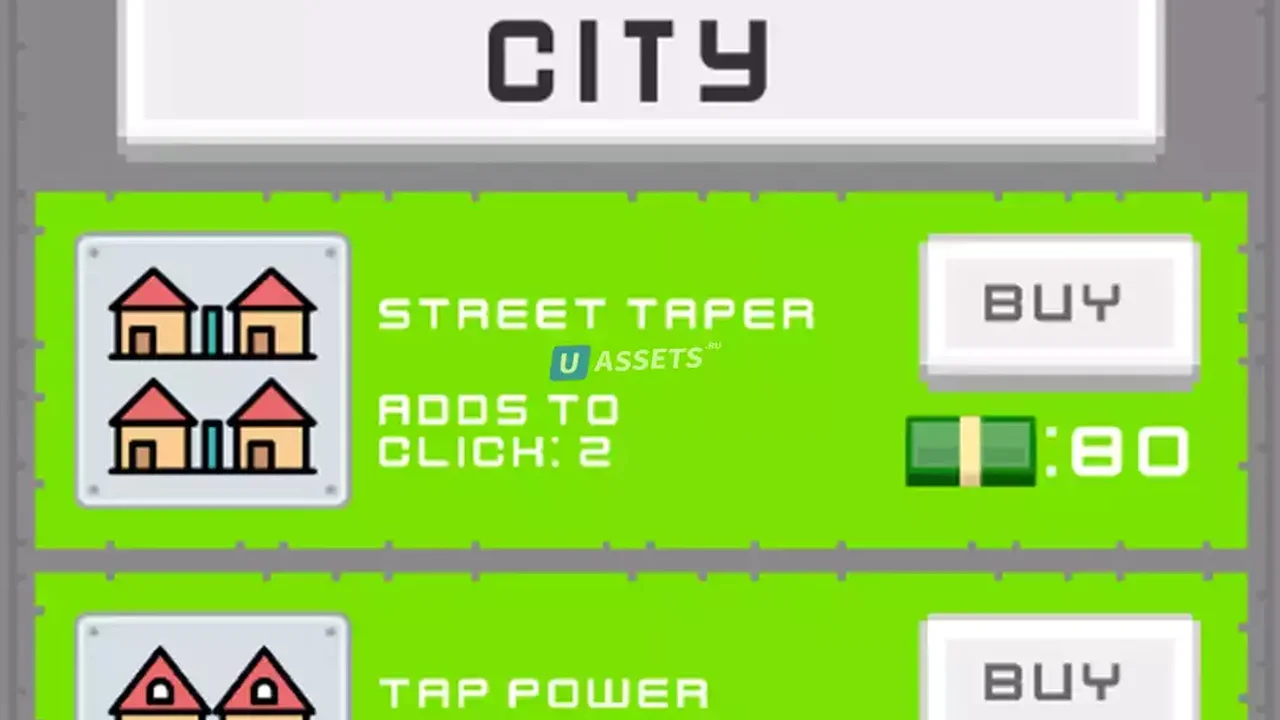 Clicker-Idle Game Template