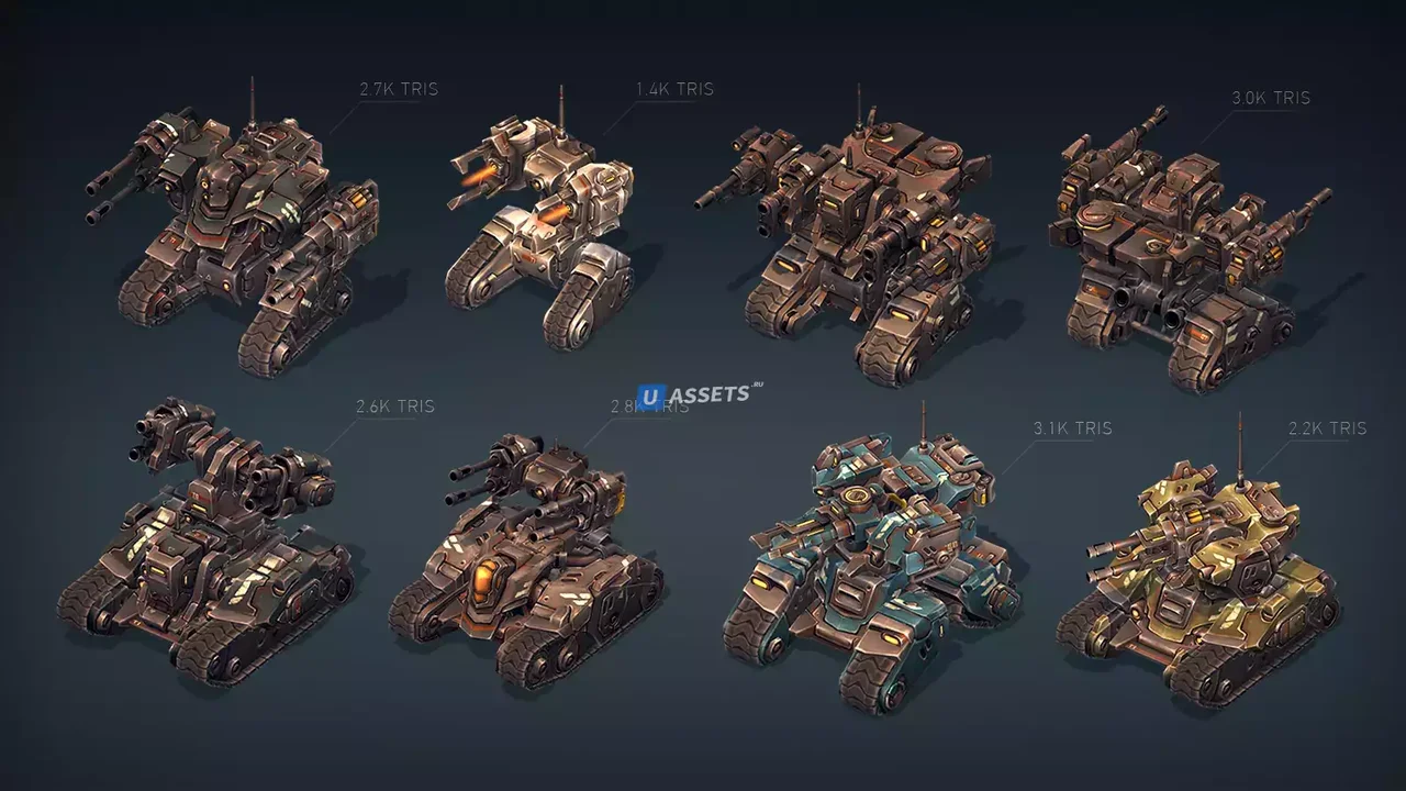 Mech Constructor: Spiders and Tanks