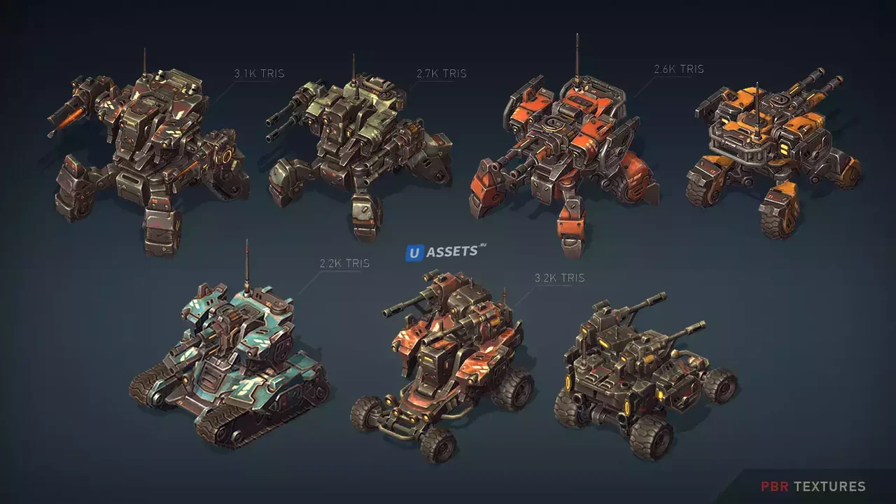 Mech Constructor: Spiders and Tanks