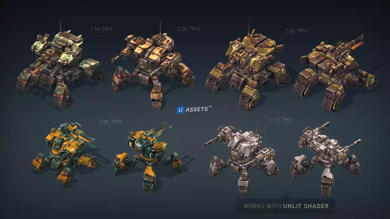 Mech Constructor: Spiders and Tanks