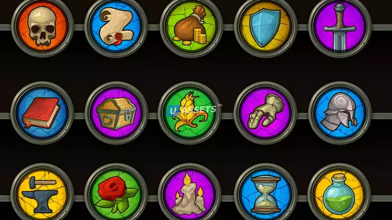 Fantasy Buttons