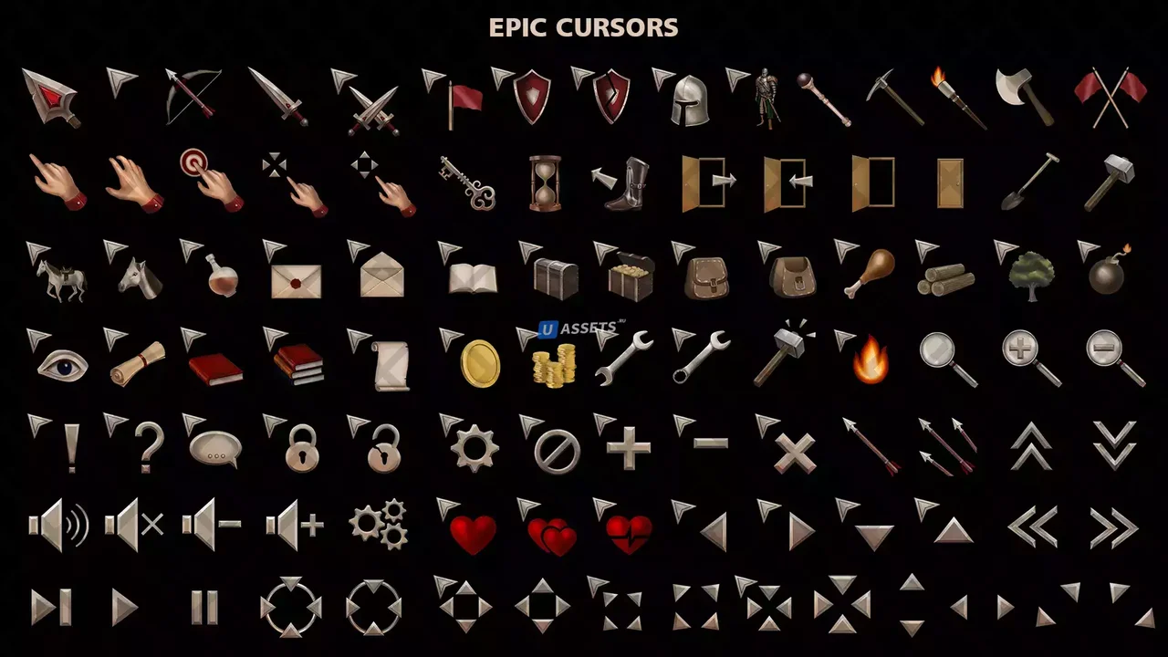 Stylized RPG Cursors