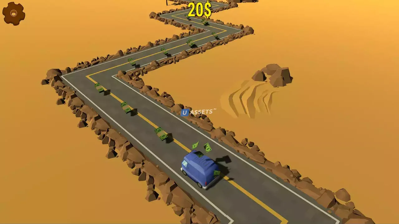 Zigzag Infinite Runner Game
