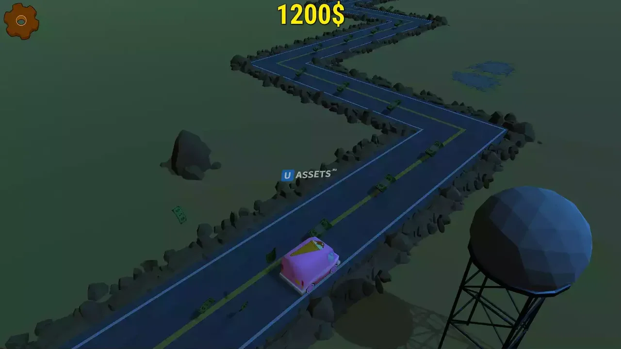 Zigzag Infinite Runner Game