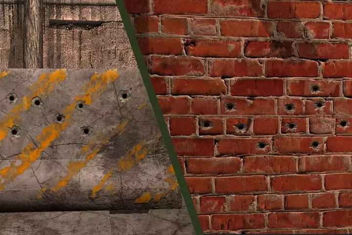 Bullet Impact VFX and Bullet Hole Decals With Sounds