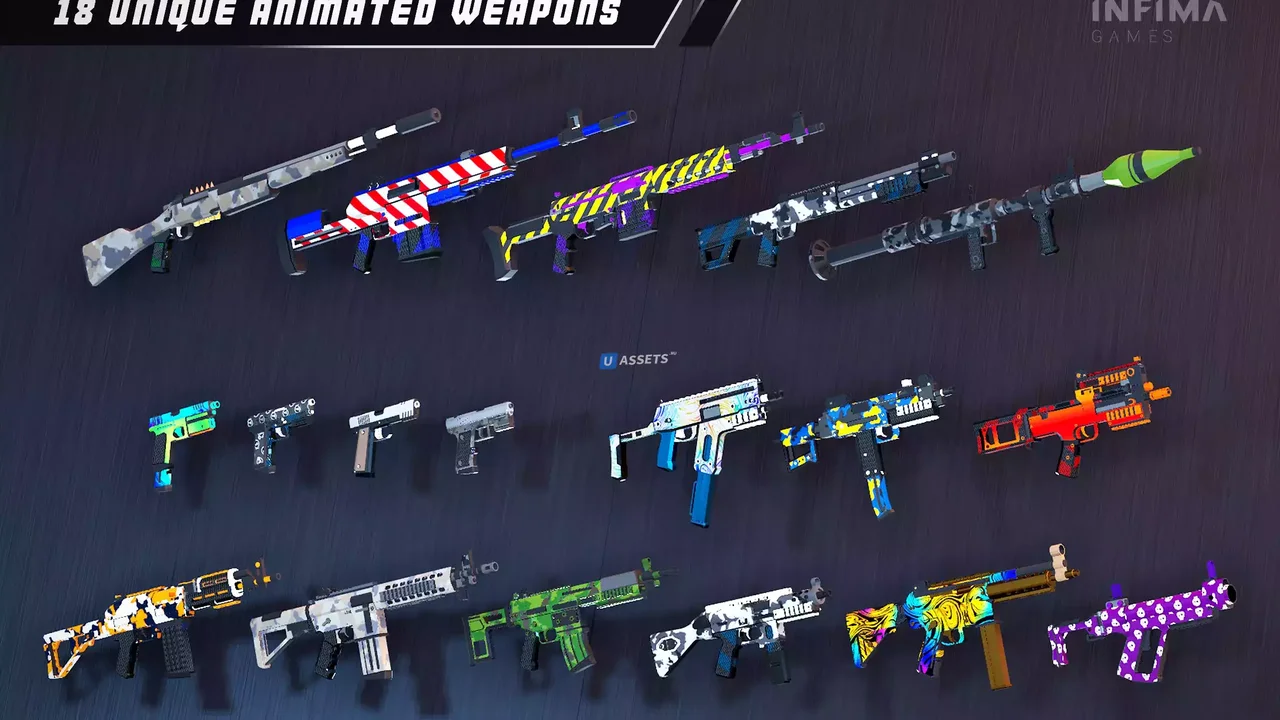 Low Poly Shooter Pack