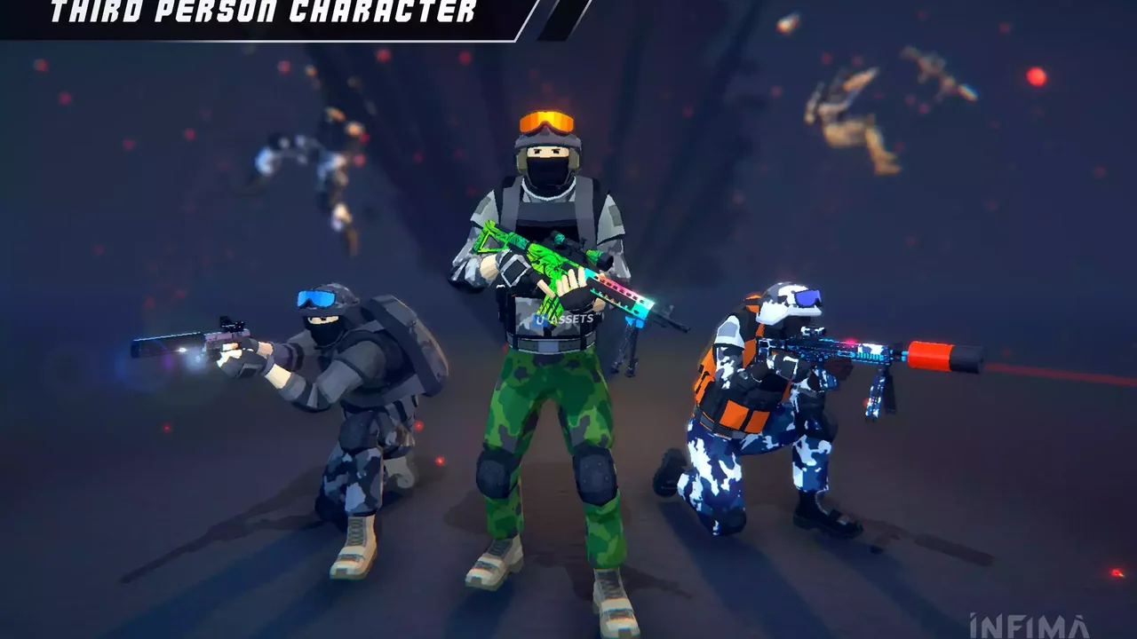 Low Poly Shooter Pack