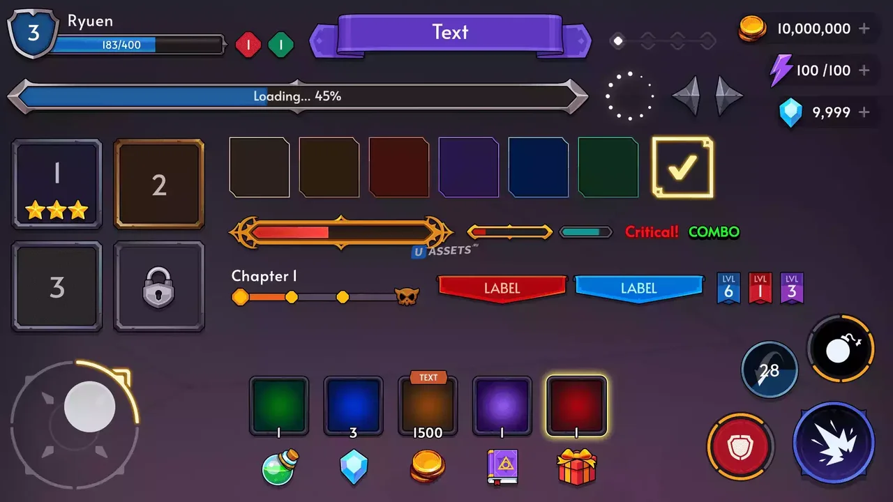 GUI PRO Kit - Fantasy RPG