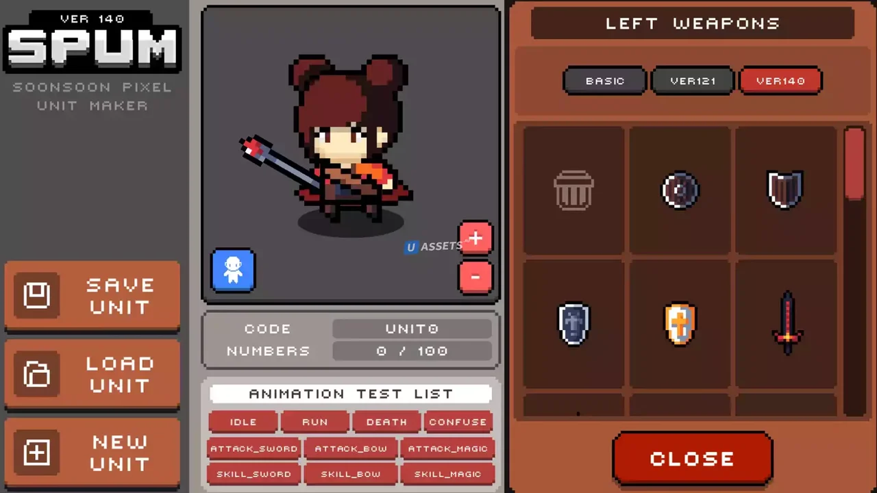 2D Pixel Unit Maker - SPUM