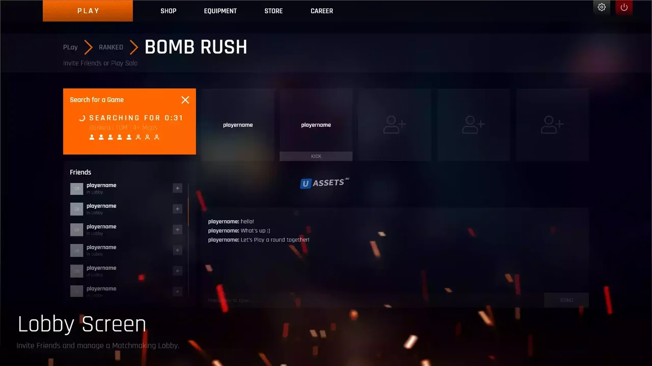 Shooter Game User Interface Starter