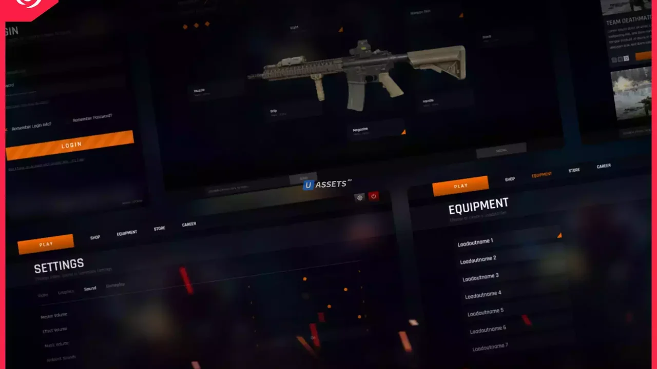 Shooter Game User Interface Starter