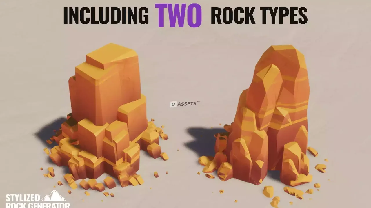 Stylized Rock Generator