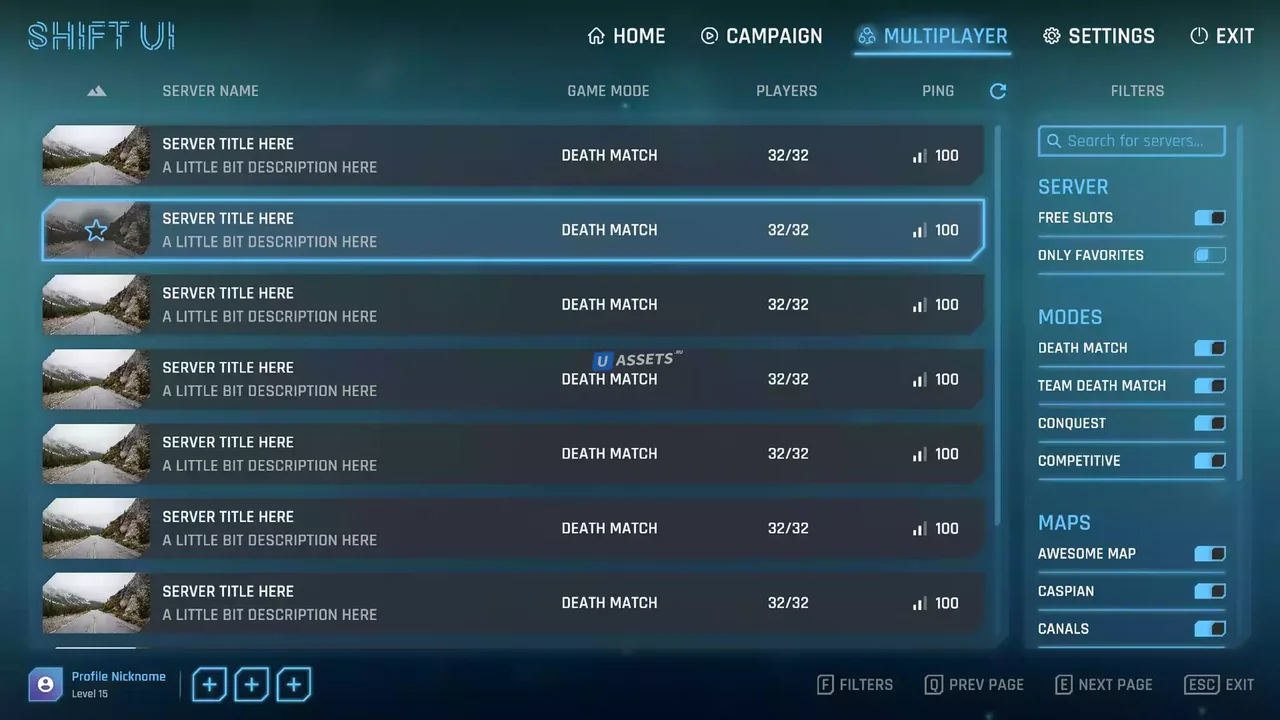 Shift - Complete Sci-Fi UI