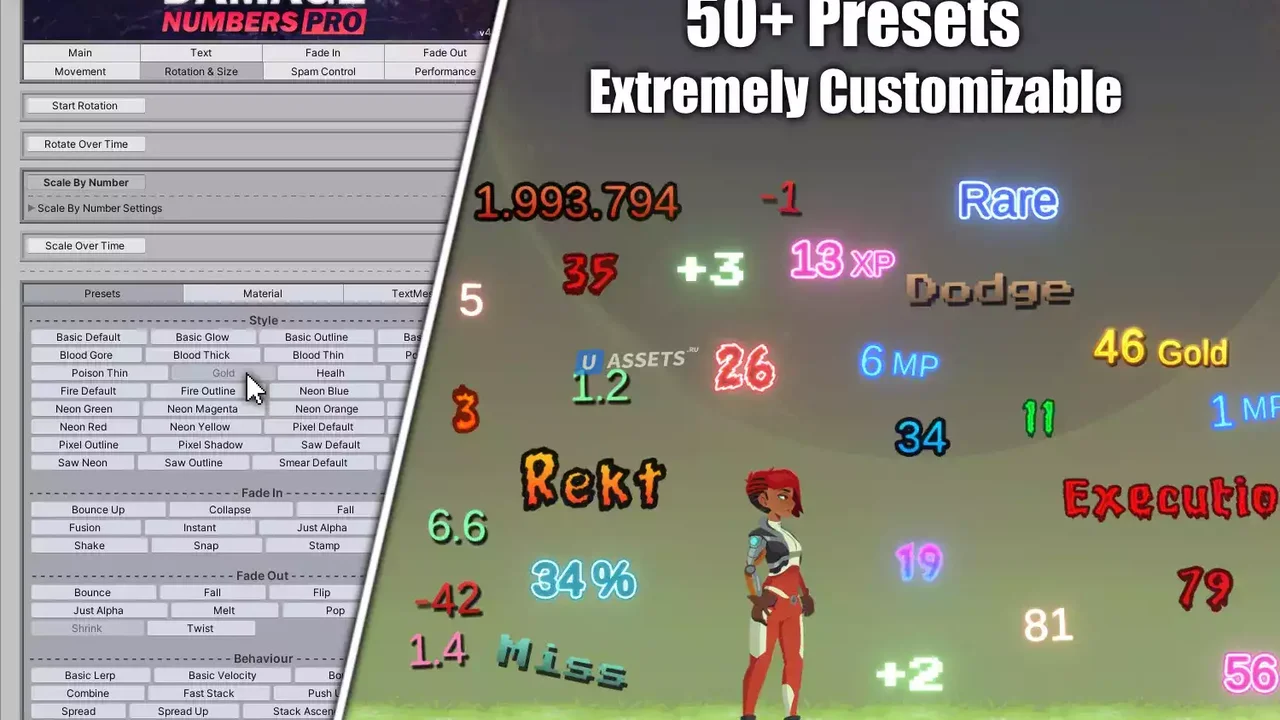 Damage Numbers Pro