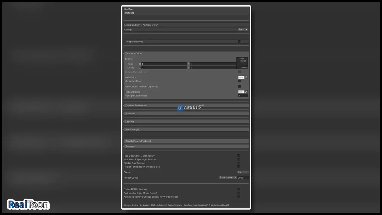 RealToon An AnimeToon Shader