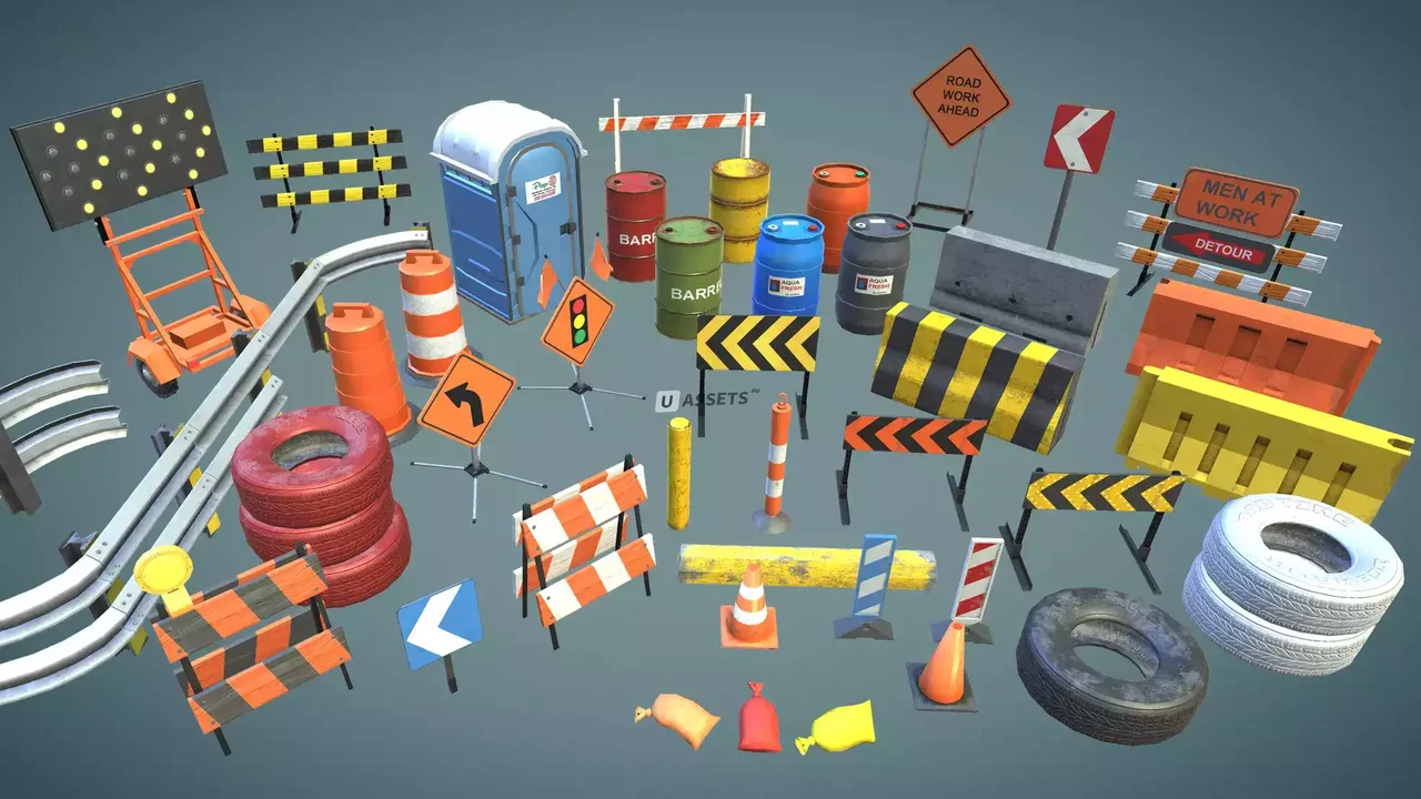 Construction Props Set