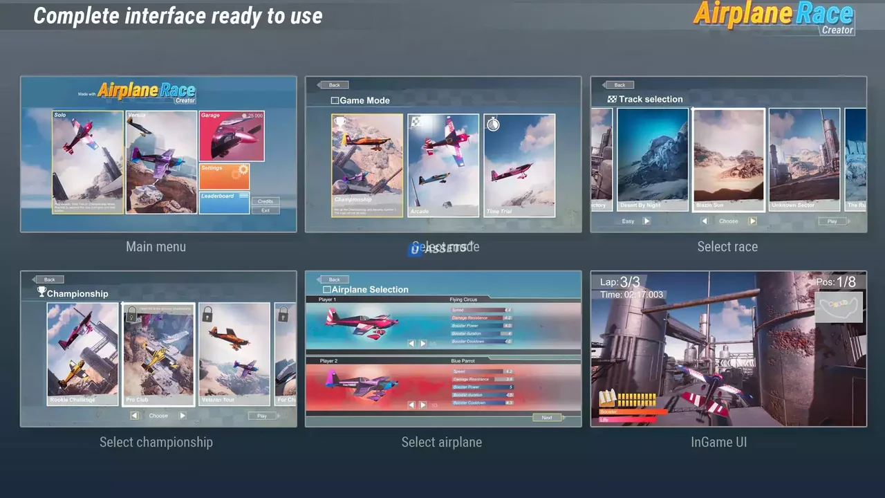 Airplane Race Creator