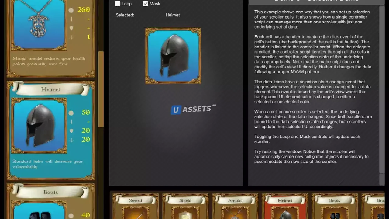 EnhancedScroller