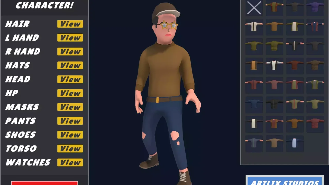 Customizable 3D City Characters Vol 2