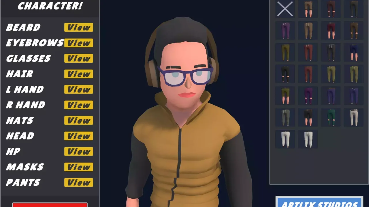 Customizable 3D City Characters Vol 1