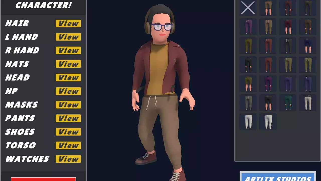 Customizable 3D City Characters Vol 1