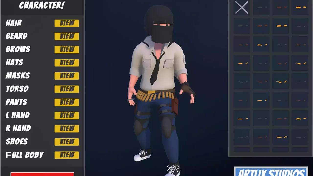 Customizable 3D Survival Characters Vol 1