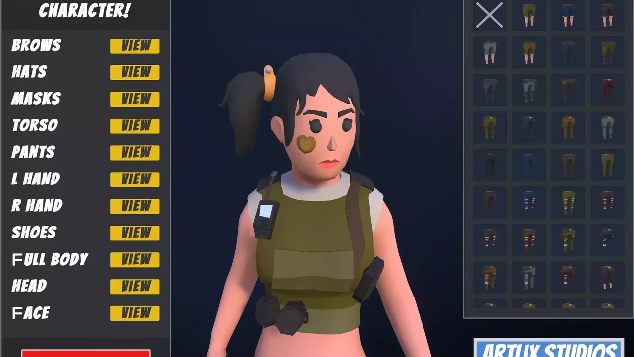 Customizable 3D Survival Characters Vol 1