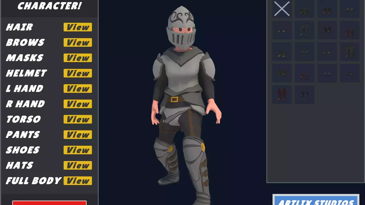 Customizable 3D Fantasy Characters Vol 1 + Vol 2