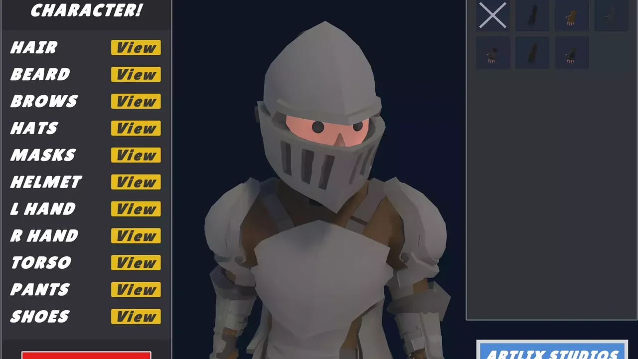 Customizable 3D Fantasy Characters Vol 1 + Vol 2