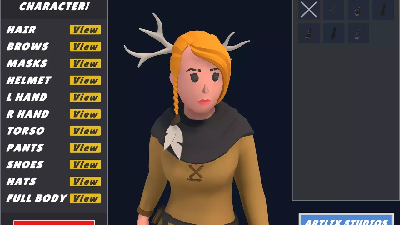 Customizable 3D Fantasy Characters Vol 1 + Vol 2