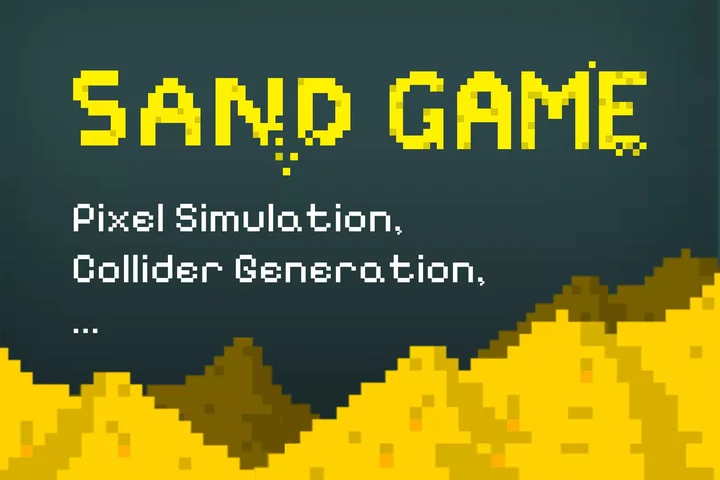 Falling Sand Game Template - Pixel Simulation